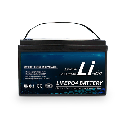 12V 100ah terminou a bateria do bloco BMS Lithium Lifepo 4 para EV solar