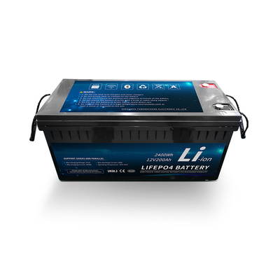 painel LCD da bateria BMS Pack de 12.8V 200ah Lifepo4 fora da bateria de lítio prismático da grade
