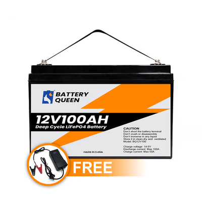 Bateria Lifepo4 personalizada de 12v 100ah 105Ah com substituição de bateria de ácido de chumbo BMS