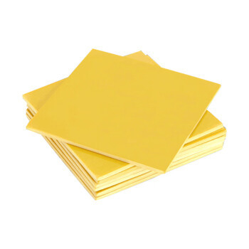 Boletim de resina epoxi de boa qualidade Diy tamanho amarelo 3240 folha de epoxi para montar bateria