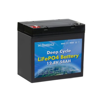 bloco portátil da bateria 12v de 54Ah LiFePO4 para Refrgerator