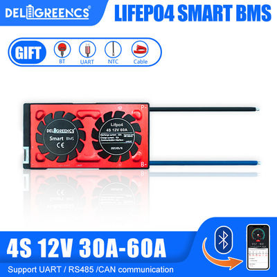 Bluetooth Smart BMS 4S 12V 60A para o sistema de gestão BMS da bateria de lítio