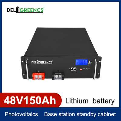 bateria da cremalheira do servidor de 48V 150AH Lifepo4 para o armazenamento de energia solar das energias eólicas de Handybrite