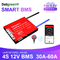 Uart portuário comum 36V 12S 200Amp Smart Bms Lifepo4 12S 36V 200A