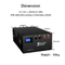 Novo Lifepo4 Case 48V Diy Kit Com 16S 200A Bms Para 280Ah Bateria Case
